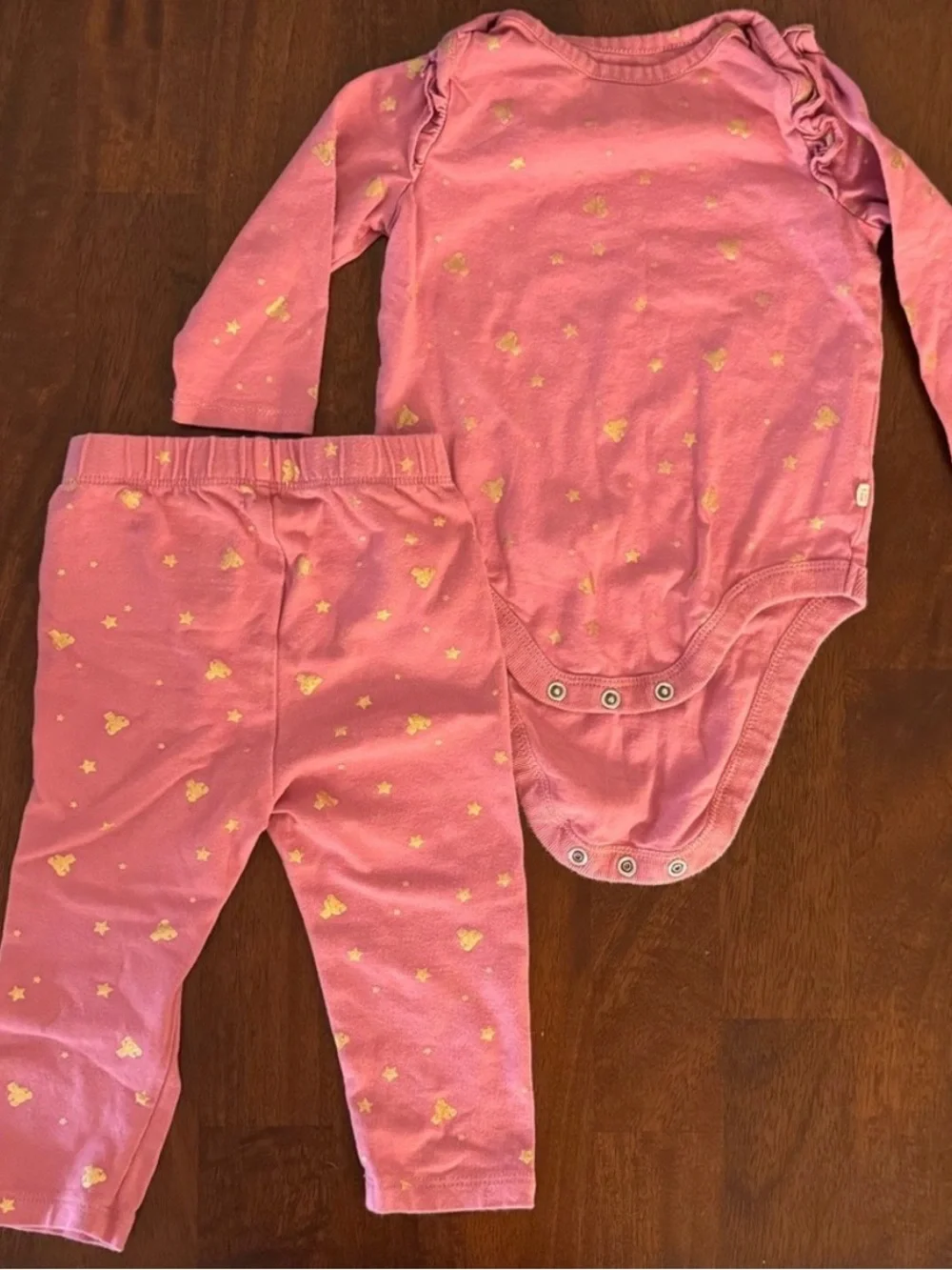 X3 GAP Baby Girls' Onesie + Pants Matching Sets 6-12 months